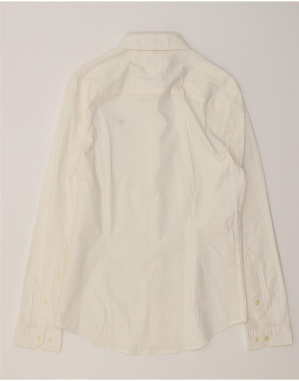 Tommy Hilfiger Mens Shirt Medium White Cotton