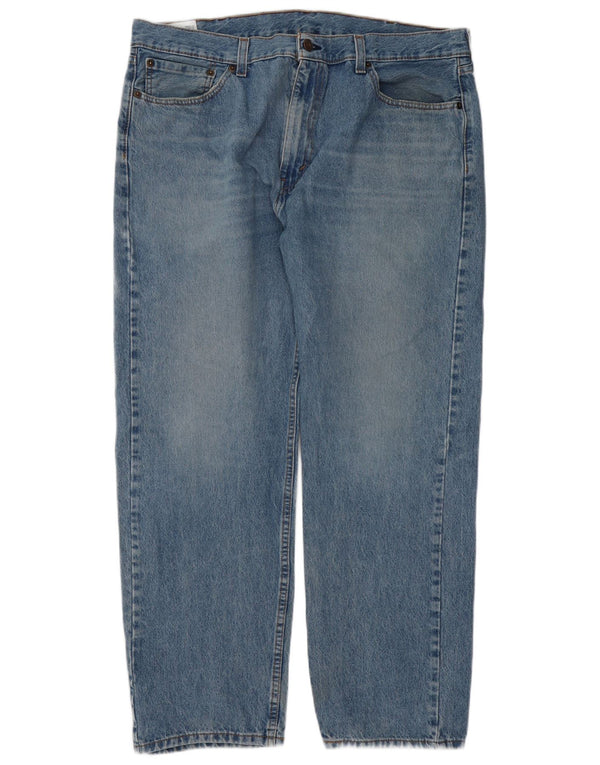Męskie jeansy Levi's 505 Straight W38 L30 Niebieskie bawełniane