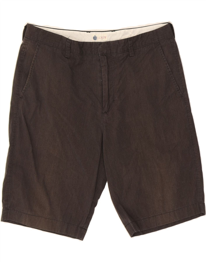 J. CREW Mens Chino Shorts W34 Large Grey Cotton Vintage J. Crew and Second-Hand J. Crew from Messina Hembry 