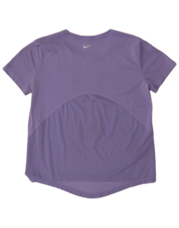 Γυναικείο μπλουζάκι Nike Dri Fit Top 10 Small Purple Polyester
