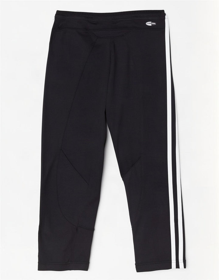 Adidas Womens Climacool Capri Leggings UK 10 Small Black Polyamide