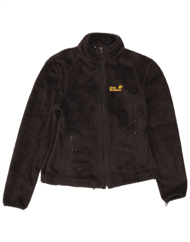 Giacca in pile da donna Jack Wolfskin UK 10 Small Poliestere nero