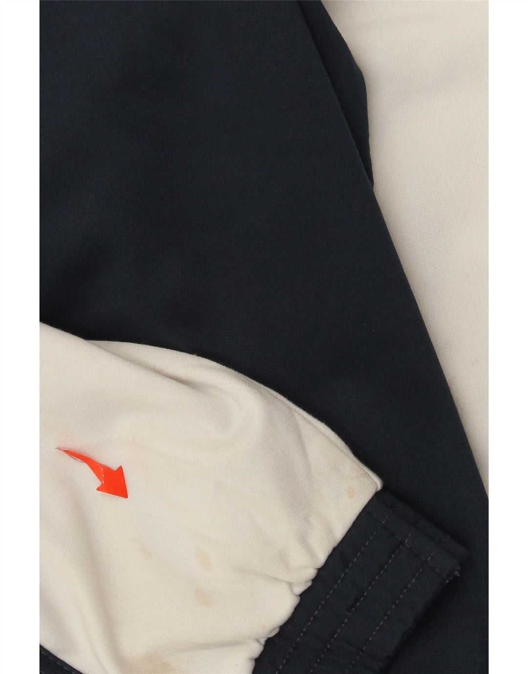 Champion Mens Tracksuit Top Jacket Large Navy Blue Colourblock Polyester