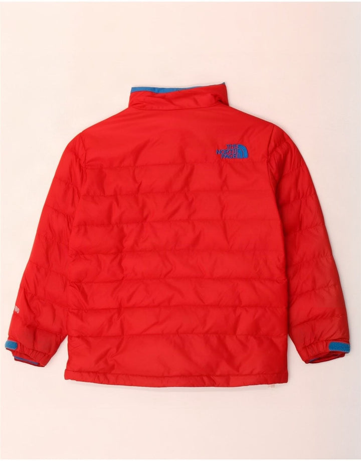 The North Face Boys Padded Jacket 7-8 Years Small Red