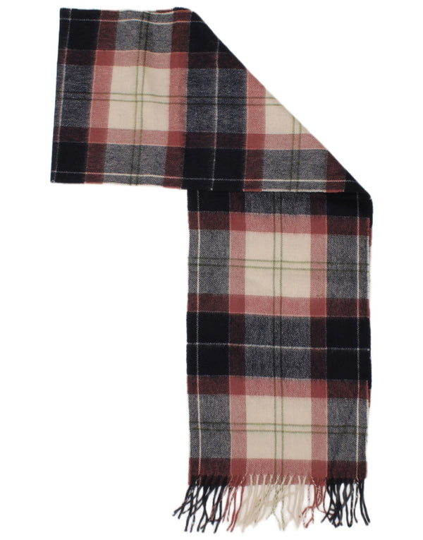 Barbour Mens Rectangle Scarf One Size Multicoloured Plaid Wool Classic
