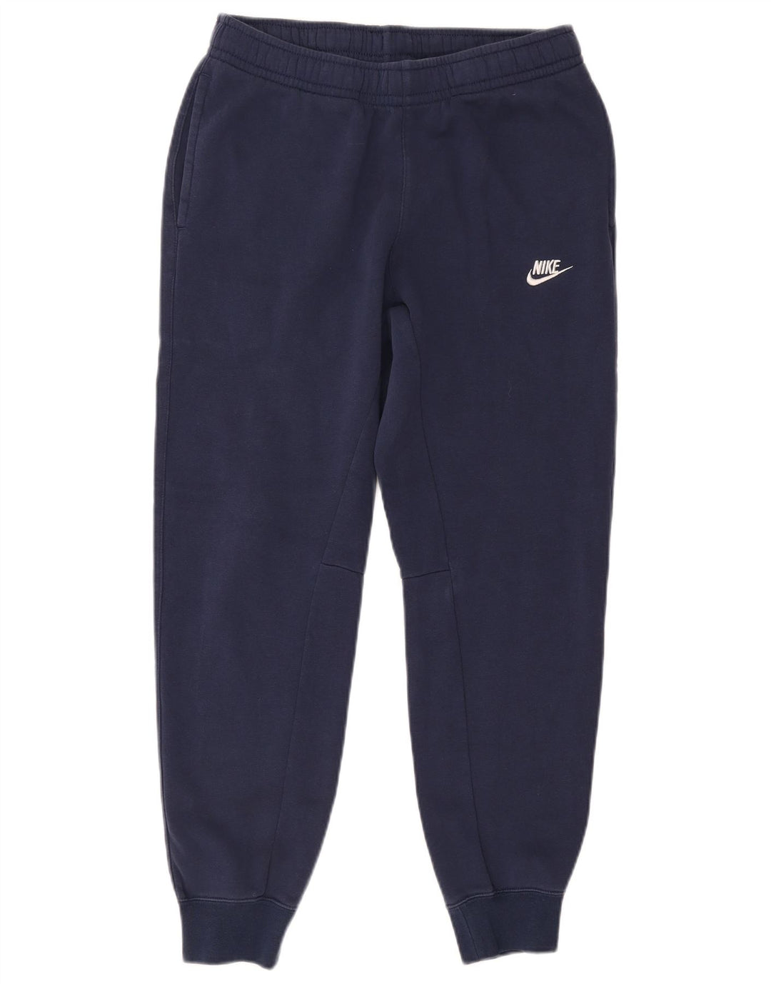 Nike Mens Tracksuit Trousers Joggers Medium Navy Blue Cotton