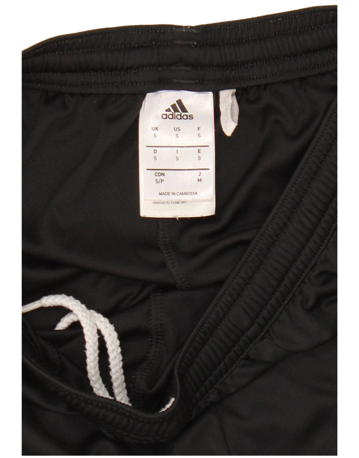 Adidas Mens Climalite Sport Shorts Small Black Colourblock Polyester