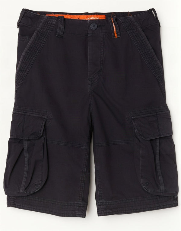 Ανδρικό σορτς Cargo Superdry Medium W32 Navy Blue Cotton