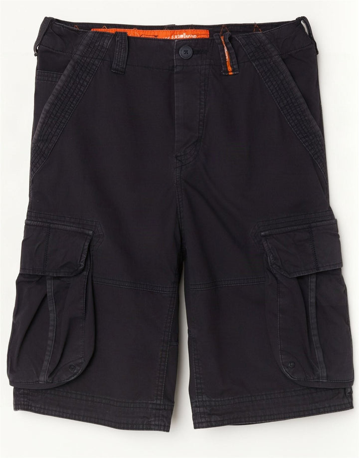 Ανδρικό σορτς Cargo Superdry Medium W32 Navy Blue Cotton