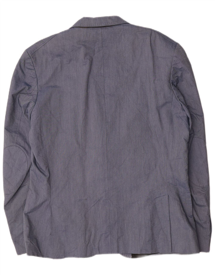 Giacca blazer da uomo a 2 bottoni Jack & Jones IT 56 3XL cotone blu