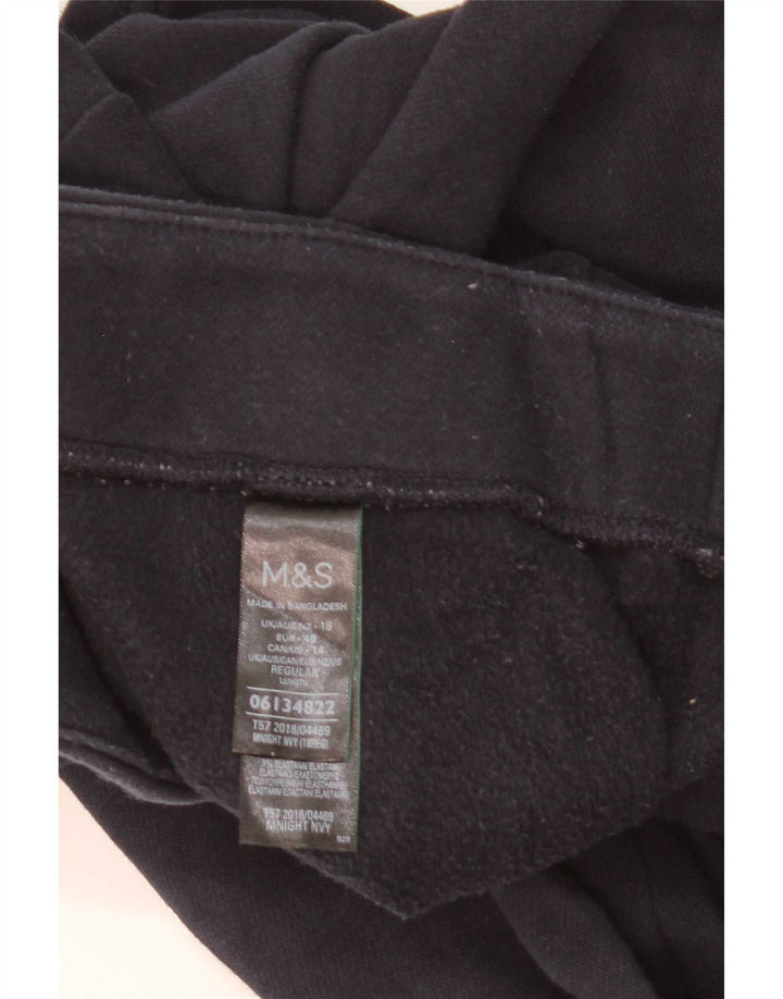 Marks & Spencer Womens Leggings UK 18 XL Navy Blue Polyester