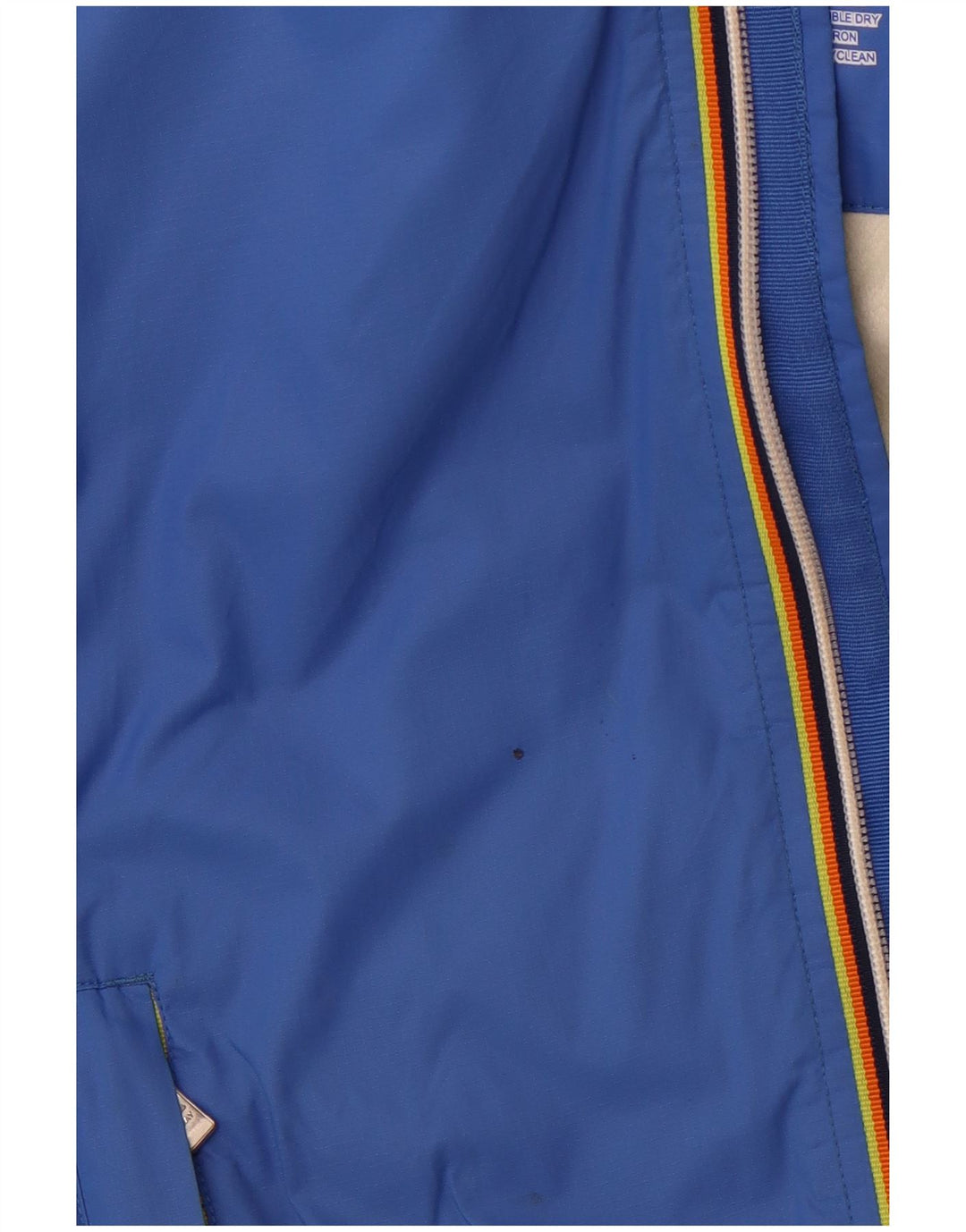 K-WAY Boys Hooded Windbreaker Jacket 9-10 Years Blue Polyamide