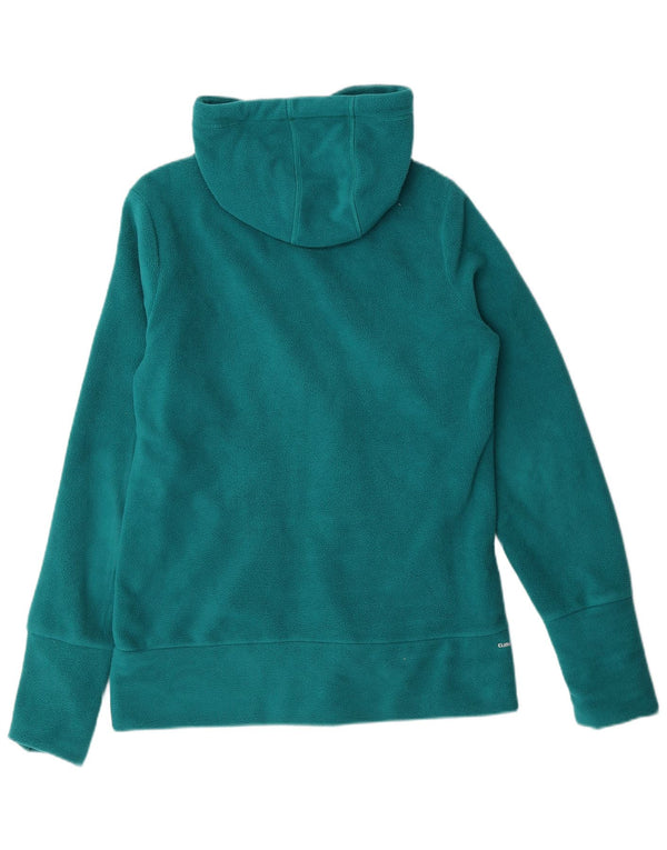 Adidas Womens Climawarm Hooded Fleece Jacket UK 16/18 Large Turquoise