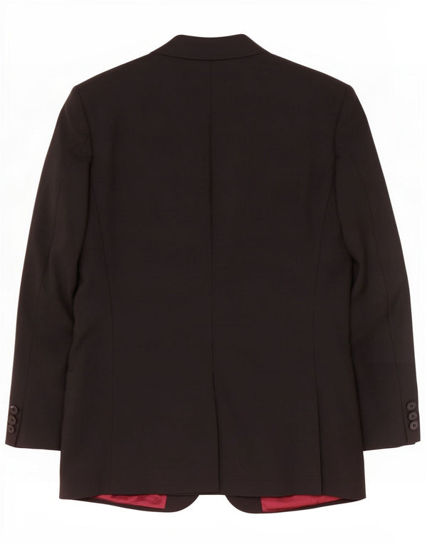 Marks & Spencer Herren Longline 2-Knopf-Blazerjacke UK 38 Mittelschwarz