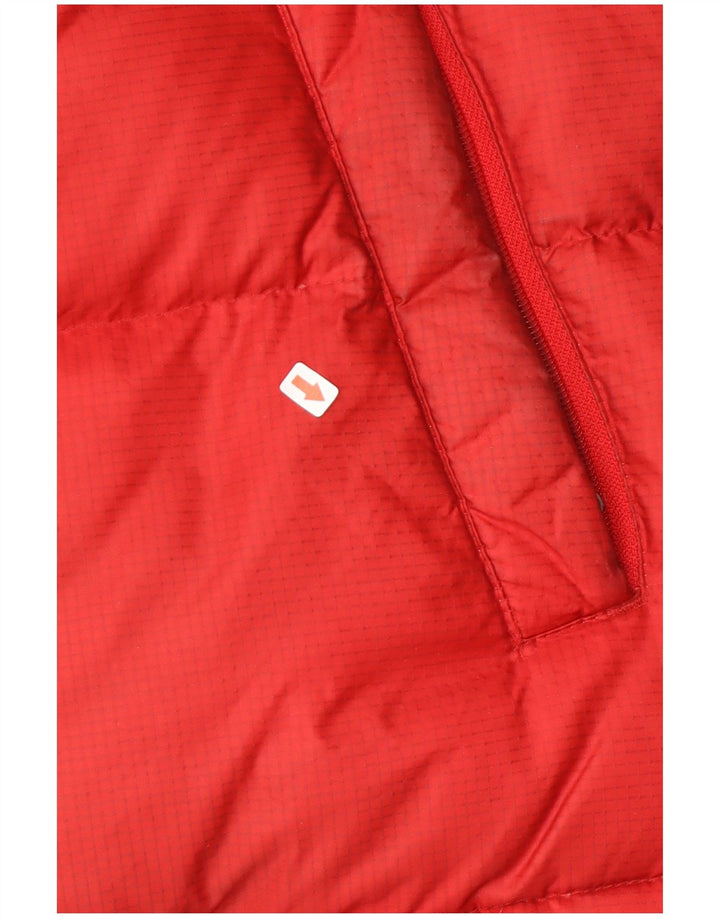 Dickies Giacca imbottita con cappuccio da uomo UK 38 Nylon color block rosso medio