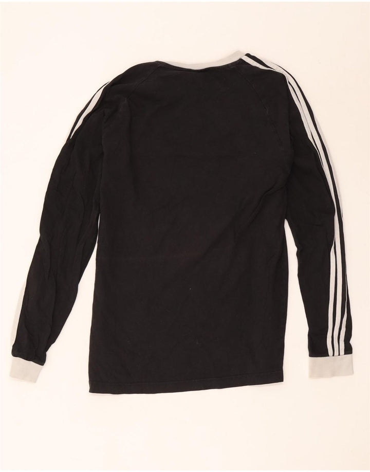 ADIDAS Haut à manches longues pour hommes en coton noir grand