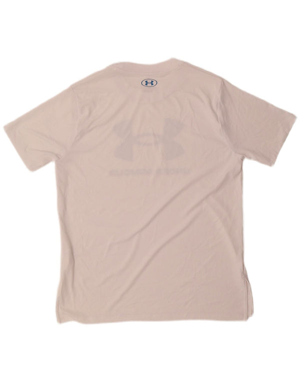 Under Armour Herre grafisk T-shirt Top Medium White Polyester