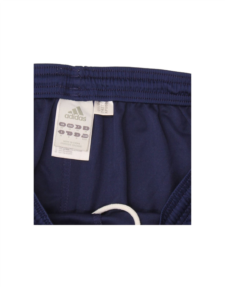 ADIDAS Mens Climalite Sport Shorts Medium  Navy Blue Polyester Vintage Adidas and Second-Hand Adidas from Messina Hembry 