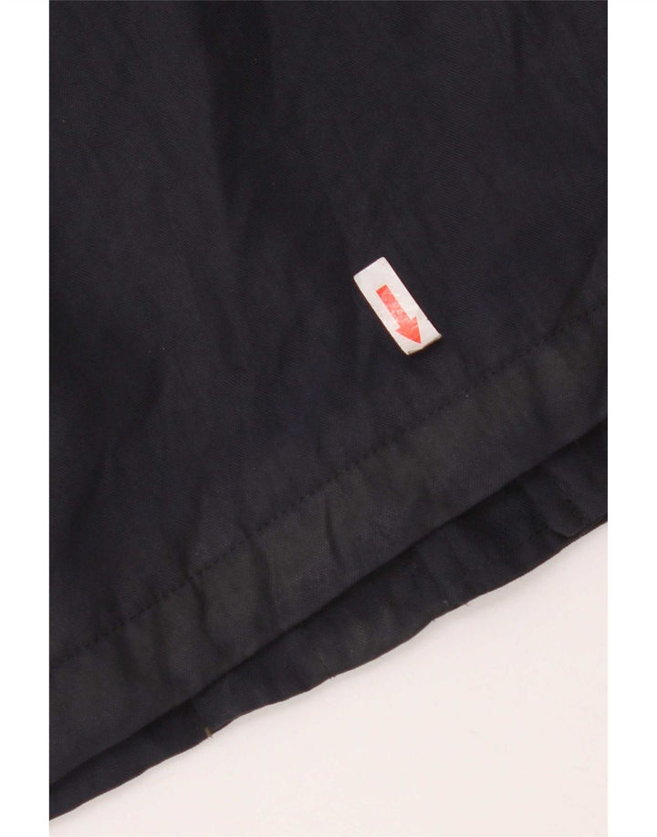 Henry Cottons Mens Utility Jacket IT 52 XL Navy Blue Nylon