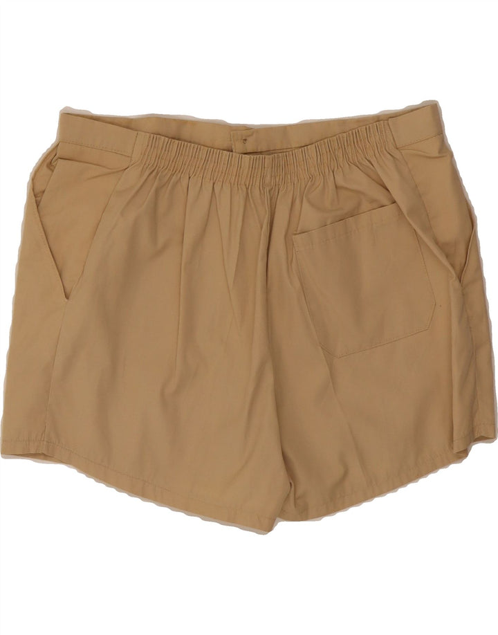 VINTAGE Womens Casual Shorts W32 Large Beige Vintage Vintage and Second-Hand Vintage from Messina Hembry 