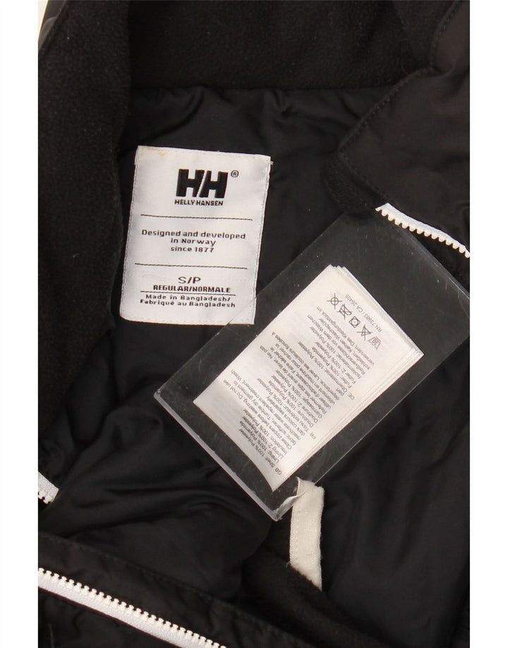 Helly Hansen Womens Padded Jacket UK 10 Small Black Colourblock Polyester