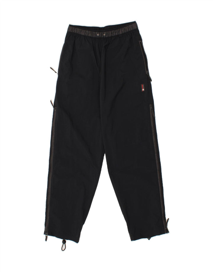 CHAMPION Womens Tracksuit Trousers UK 8 Small  Black Polyamide Vintage Champion and Second-Hand Champion from Messina Hembry 