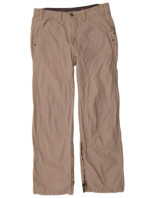 G-Star Mens Straight Chino Trousers W34 L32 Grey Cotton