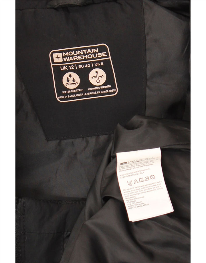 MOUNTAIN WAREHOUSE Womens Padded Gilet UK 12 Medium Black Polyamide