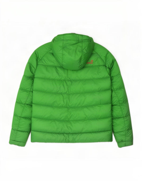 Jaqueta acolchoada feminina Jack Wolfskin Reino Unido 18/20 XL verde poliéster