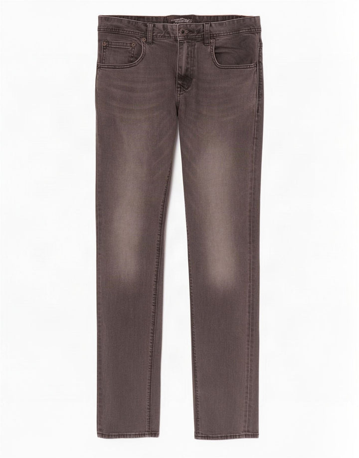 Superdry Herren Corporal Slim Jeans W32 L34 Graue Baumwolle