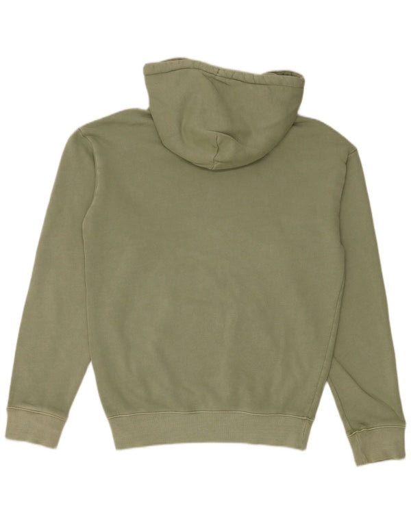 Felpa con cappuccio da uomo Reebok XS verde cotone