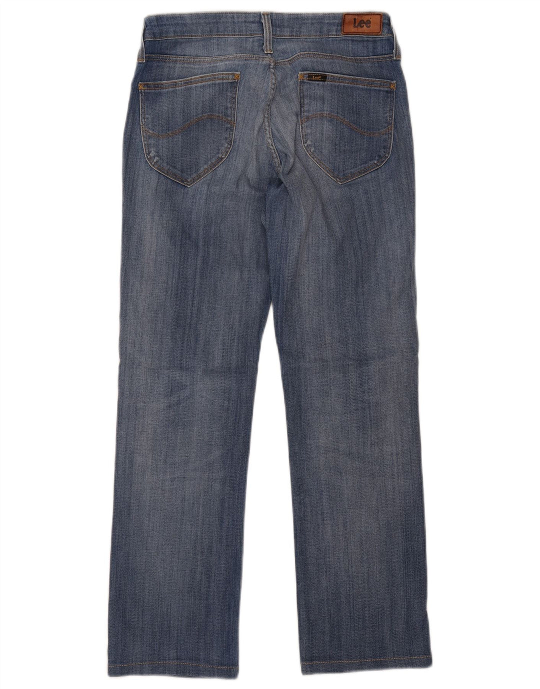 Lee Womens Marlin Straight Jeans W29 L27 Blue Cotton