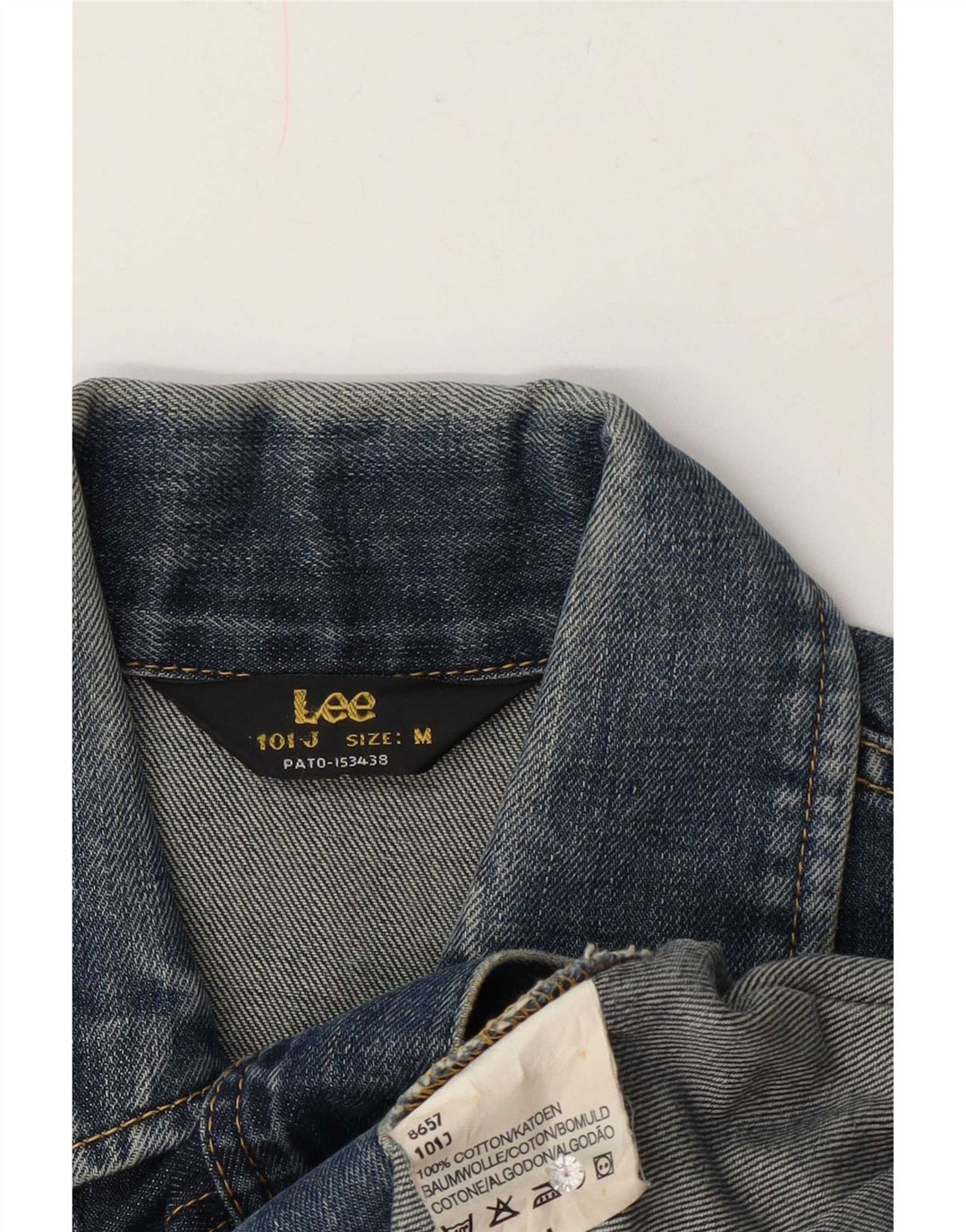 Lee Veste en jean pour femme UK 14 Bleu moyen Coton