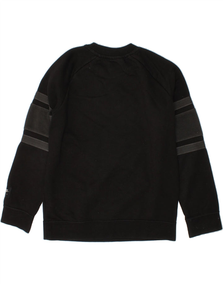 NIKE Boys Graphic Sweatshirt Jumper 10-11 Years Medium  Black Cotton Vintage Nike and Second-Hand Nike from Messina Hembry 