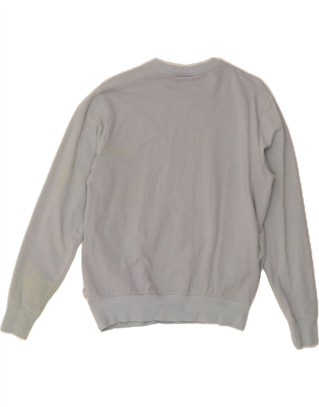 FILA Womens Oversized Sweatshirt Jumper UK 10 Small Grey Cotton Vintage Fila and Second-Hand Fila from Messina Hembry 
