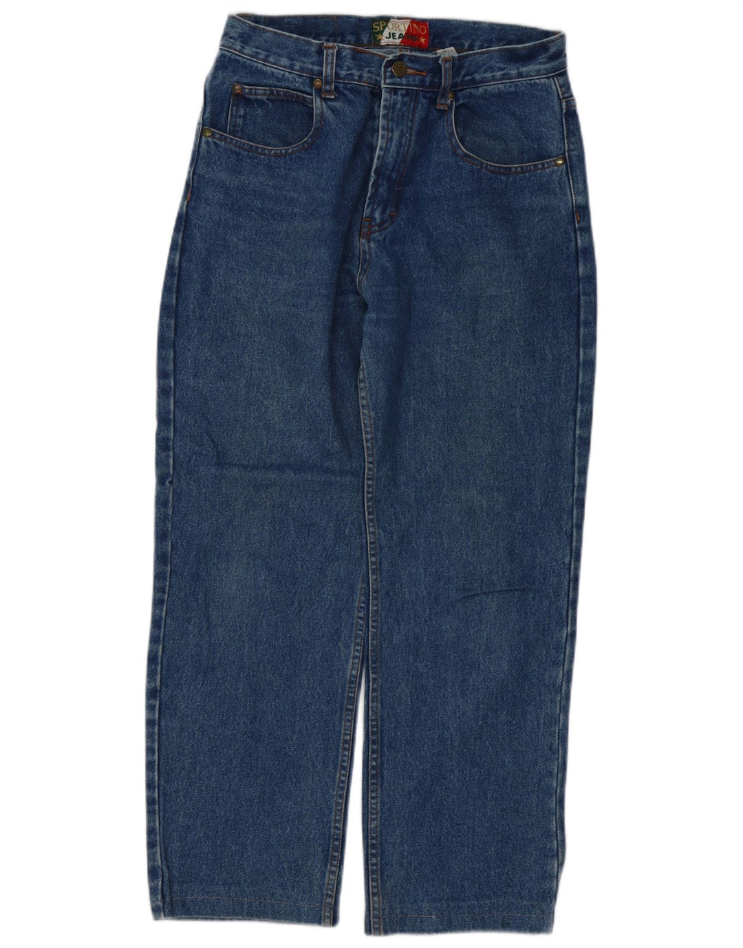 Sporting  Womens Tapered Jeans IT 44 Medium W30 L27 Blue Cotton