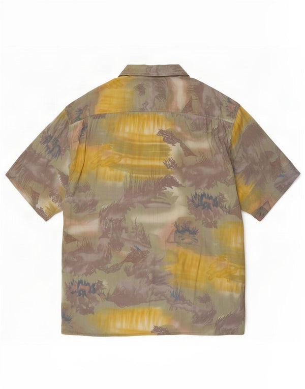 Mauro Ferrini Camisa Hombre Estampado Abstracto Talla 43/44 XL Multicolor