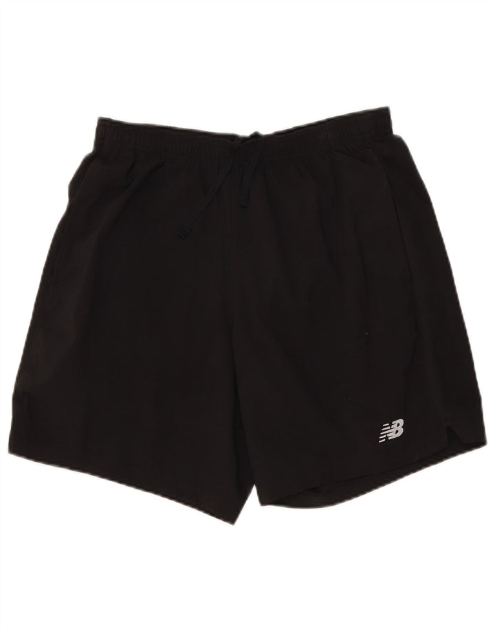 New Balance Mens Sport Shorts Medium Black