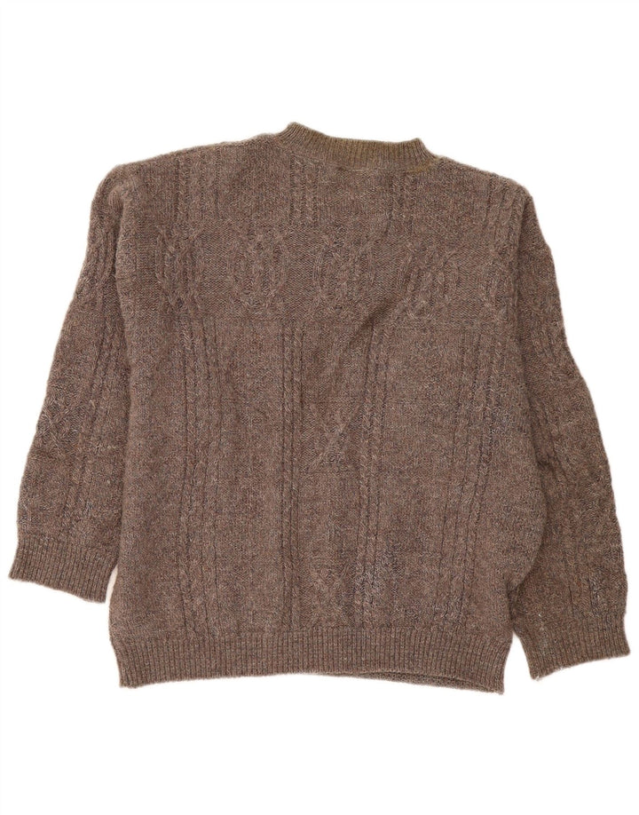 Maglione maglione girocollo da uomo Daniel Hechter XL marrone