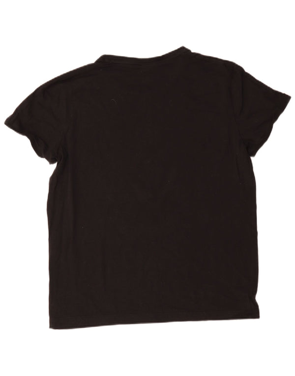 Puma Mens T-Shirt Top Large Black Cotton