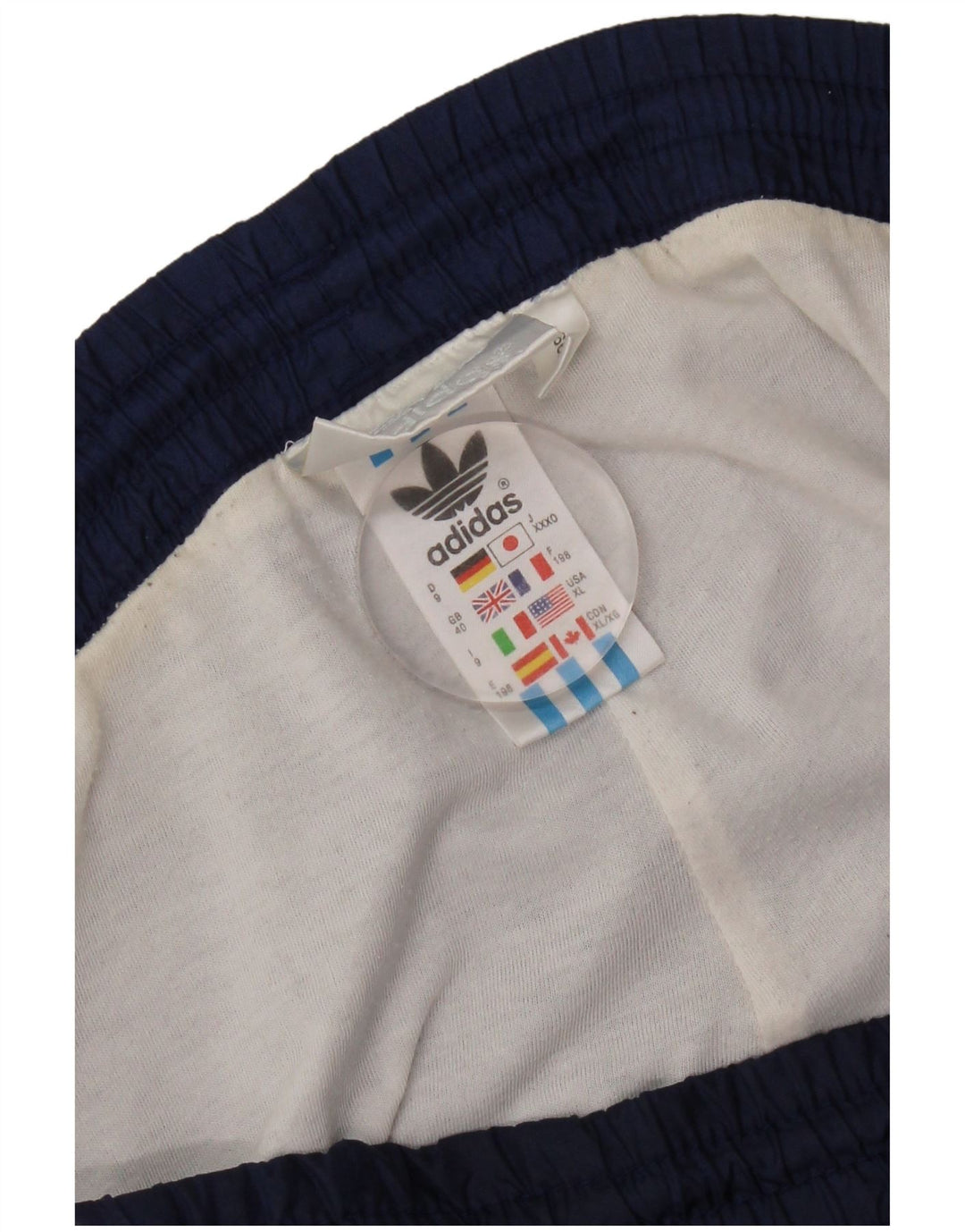 Adidas Pantalon de survêtement pour homme UK 40 Bleu marine moyen Polyamide