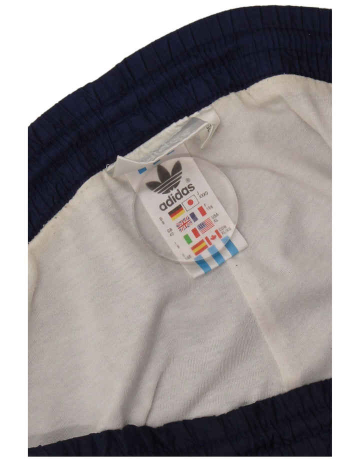 Adidas Pantalon de survêtement pour homme UK 40 Bleu marine moyen Polyamide
