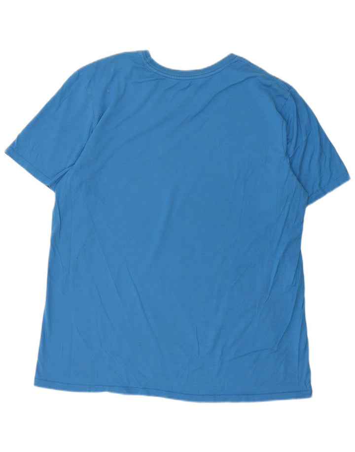 Nike Mens Athletic Cut Graphic T-Shirt Top Large Blue