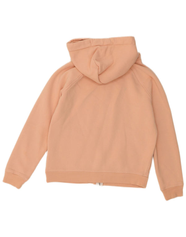Jack Wills Pull à capuche zippé surdimensionné pour femme UK 10 Petit coton rose