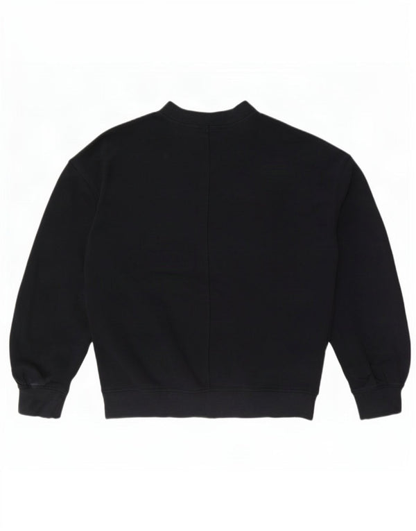 Cos Damski sweter oversize UK 10, mały, czarny, bawełniany