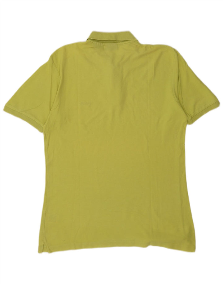 Polo da uomo Fila in cotone verde medio