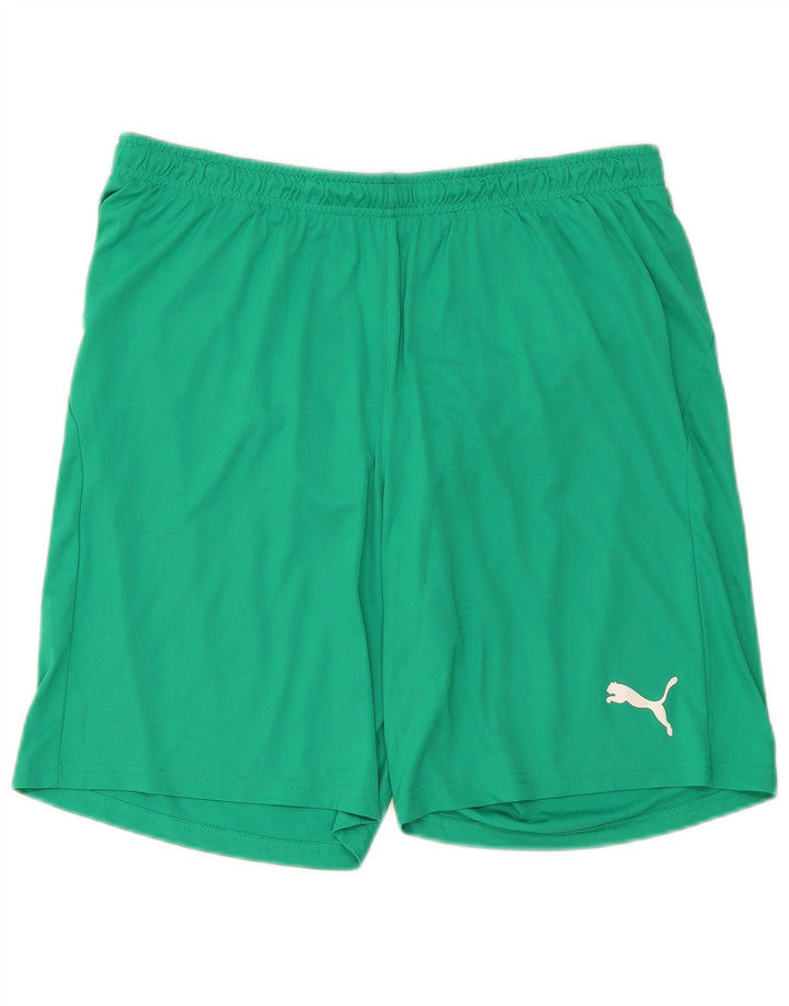 Puma Mens Sport Shorts Large Green Polyester