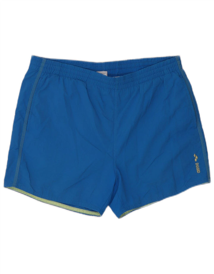 ARENA Mens Sport Shorts Medium  Blue Nylon