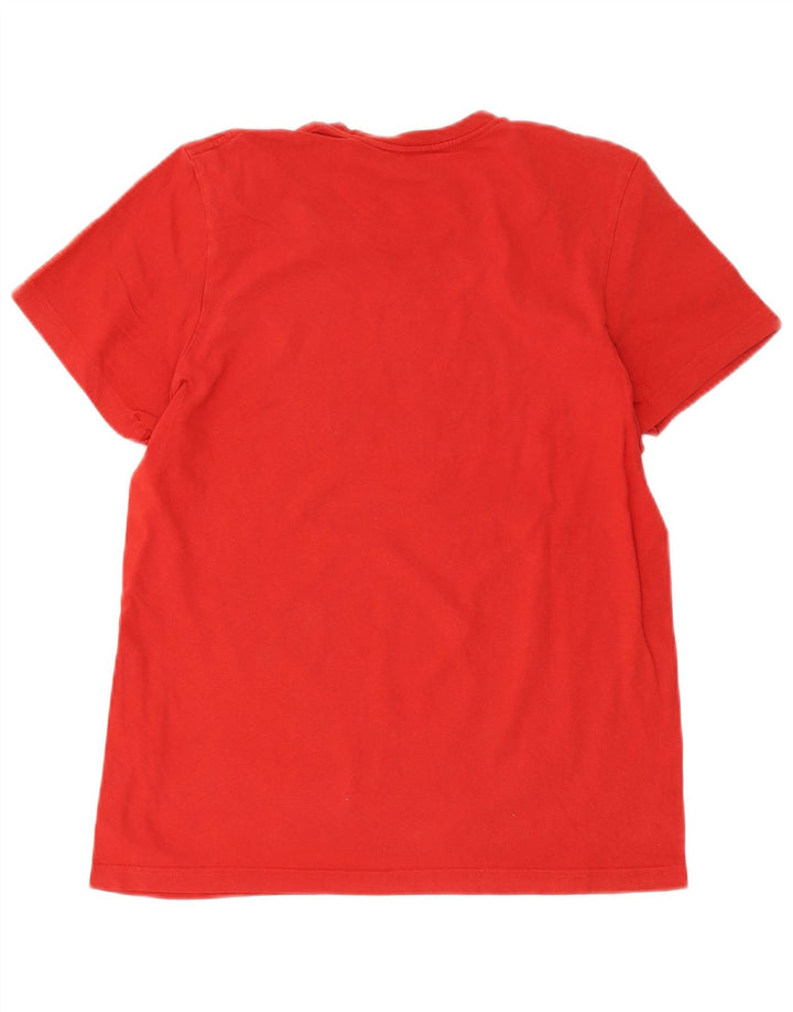 Adidas Herre grafisk T-shirt Top Medium Rød