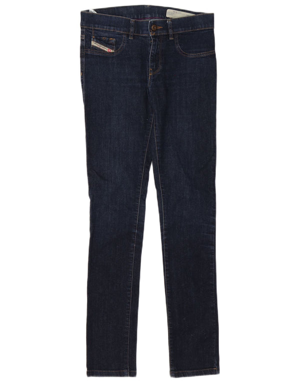 Jeans Jeggings Super Slim a vita bassa da donna Diesel Livier W28 L31 Blu Navy